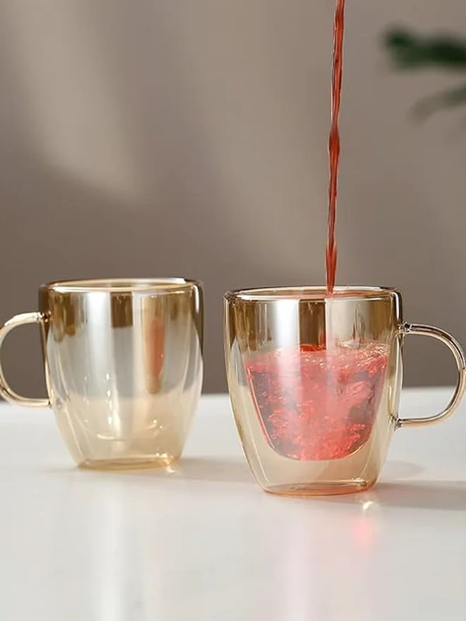 نيو فلام طقم من كوبين بورو مزدوج الجدار سعة 250 مل